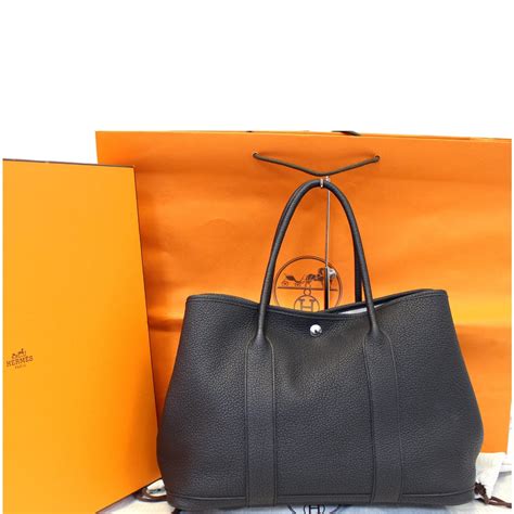 hermes leather garden party small bag|hermes garden party color chart.